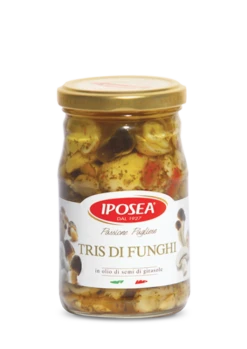 Iposea Three Kind Of Mushroom In Oil, 10.23 Oz | 290g