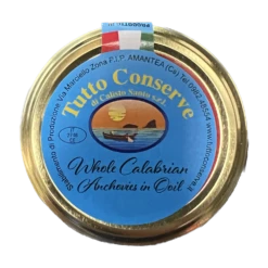 Tutto Conserve Whole Calabrian Anchovies In Oil, 10.58 Oz | 300g -Piccolos Gastronomias Tutto Conserve Whole Calabrian Anchovies in Oil 2