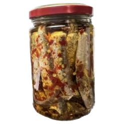 Tutto Conserve Whole Calabrian Spicy Anchovies In Oil, 10.58 Oz | 300g