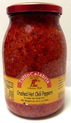 Tutto Calabria Crushed Hot Chili Peppers, 33.5 Oz