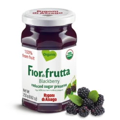 Rigoni Di Asiago Organic Blackberry Fruit Spread, 8.82 Oz | 250g