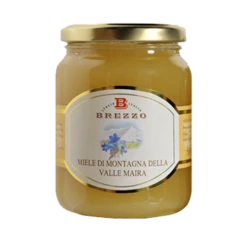 Brezzo Alpine Flowers Honey, 100% Pure Italian Honey, 12 Oz | 350g