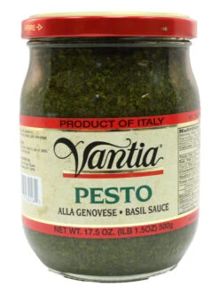 Vantia Pesto Alla Genovese, Basil Sauce, 17.5 Oz | 500g Jar