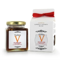 Vasilissa Greek Honey Wildforest Honey With Red Hot Chili Pepper, 8.81 Oz | 250g