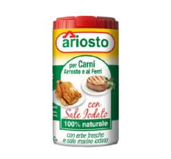 Ariosto Seasoning For Roast And Grilled Meat With Iodized Salt Rub, 2.82 Oz | 80g