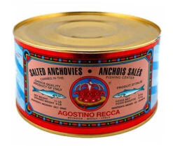 Agostino Recca Salted Anchovies, 11 Lbs