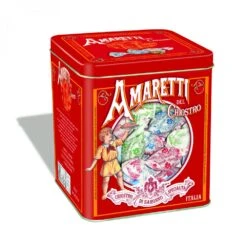 Amaretti Chiostro Di Saronno, Crunchy Large Tin, 8.82 Oz | 250g