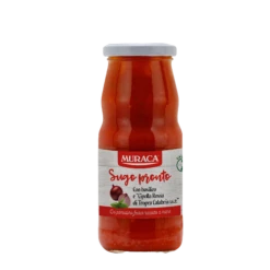 Muraca Ready Sauce With Basil And Red Onion Of Tropea Calabria PGI, 12 Oz | 340g
