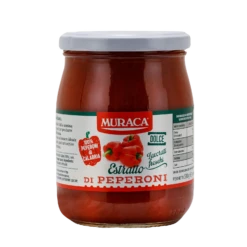 Muraca 100% Calabrian Sweet Chili Pepper Paste Sauce, 19 Oz | 530g