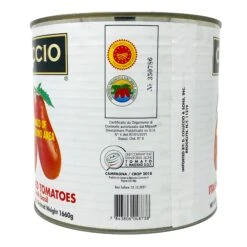 Coluccio D.O.P San Marzano Tomatoes, 90 Oz | 5 Lb 10oz -Piccolos Gastronomias coluccio san marzano 90OZ 3