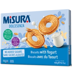 Misura Yogurt Biscuits, Dolcesenza No Sugar Added, 14.11 Oz | 400g