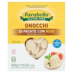 Farabella Gluten Free Potato Gnocchi With Rice, 17.6 Oz | 500 G