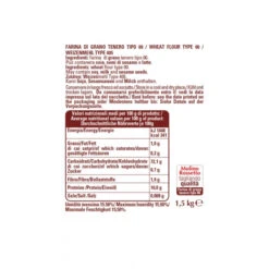 Molino Rossetto Flour Type "00", Idea For All Baking, 3.3lb | 1.5 Kg -Piccolos Gastronomias farina 00 15 kg 9e6c7902 9600 4364 b9dc b051f1cc48c9