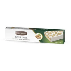 DiGennaro Hard Nougat With Almonds, Torrone Friabile Alle Mandorle, 5.29 Oz | 150g