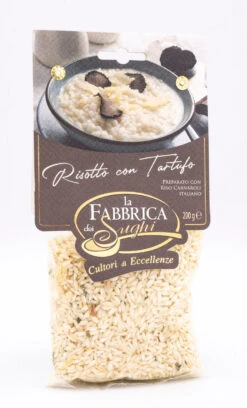 La Fabbrica Dei Sughi Risotto Tartufo Mushrooms, Ready In 15 Min, 8.8 Oz | 250g
