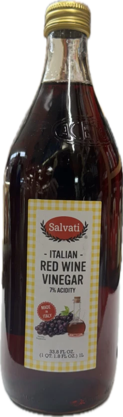 Salvati Distilled Red Vinegar (Wine Flavor), 33.8 Fl Oz