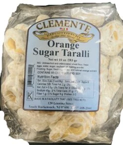 Clemente Orange Sugar Taralli, 10 Oz