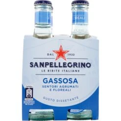 Sanpellegrino Gassosa, 4 Pack, 4 X 6.8 FL OZ
