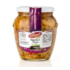 La Cerignola Di Una Volta - Seasoned Eggplant Stripes, 19.40 Oz