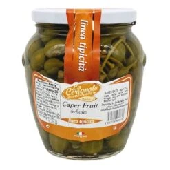 La Cerignola Di Una Volta Caperberries In Vinegar, Caper Fruit, 19.4 Oz | 550g