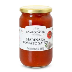 Campo D'Oro Marinara Tomato Sauce, 24 Oz | 680g