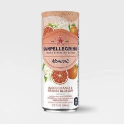 Sanpellegrino Momenti Blood Orange & Orange Blossom, 6 - 11.15 FL OZ