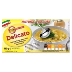 Fattoria Italia Bouillon Cubes: Delicate Chicken Flavor Stock, 10 Cubes, 3.8 Oz | 110g