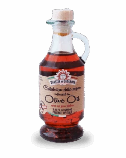 Delizie Di Calabria Calabrian Chili Peppers Infused In Oil, 3.38 Oz | 100ml