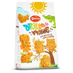 Doria Drillo & Friends, Animal Shaped Cookies With Chocolate Chips, 12.3 Oz | 350g