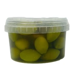 Sanniti Green Cerignola Olives, Drained Wt. 8.8 Oz | 250g