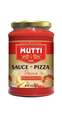 Mutti Sauce For Pizza Parma, Parmigiano Reggiano, 14 Oz | 400g