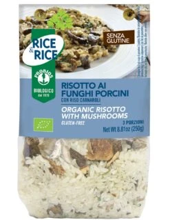 Probios Organic Risotto Mushroom, Porcini & Carnaroli Rice, 8.81 Oz | 250g