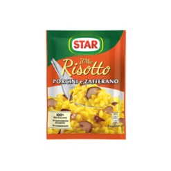Star Porcini Mushroom And Saffron Risotto, Porcini & Zafferano, 175g