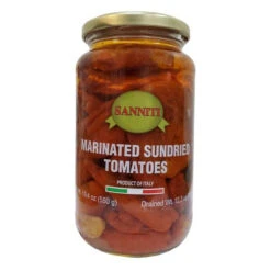 Sanniti Marinated Sundried Tomatoes, 19.4 Oz | 550g