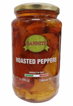 Sanniti Roasted Red Peppers, 20.5 Oz Jar