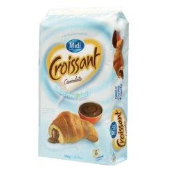 Midi Croissant With Chocolate Cream Filling, 6 Pack, 10.56 Oz | 300g