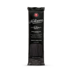 La Molisana Black Squid Ink Spaghetti, Nero Di Seppia, 17.6 Oz | 500g