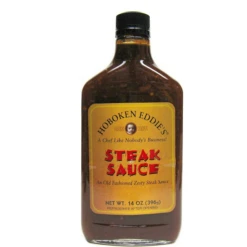 Hoboken Eddie's Steak Sauce, Old Fashioned Zesty Steak Sauce, 14 Oz