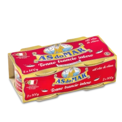 A'S Do Mar Solid Light Tuna In Olive Oil, Produced In Italy, 7.05 Oz | 2 X 3.52 Oz Can