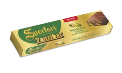Sperlari Zanzibar, Milk Gianduia Hazelnut Chocolate With Pistachios, 7.05 Oz | 200g -Piccolos Gastronomias zanzibar sperlari pistacchi